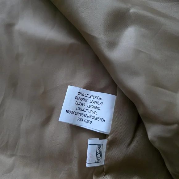 Vintage Suede Leather Jacket Jaclyn Smith Womens 0X Tan Western Chic Rodeo - Picture 6 of 8